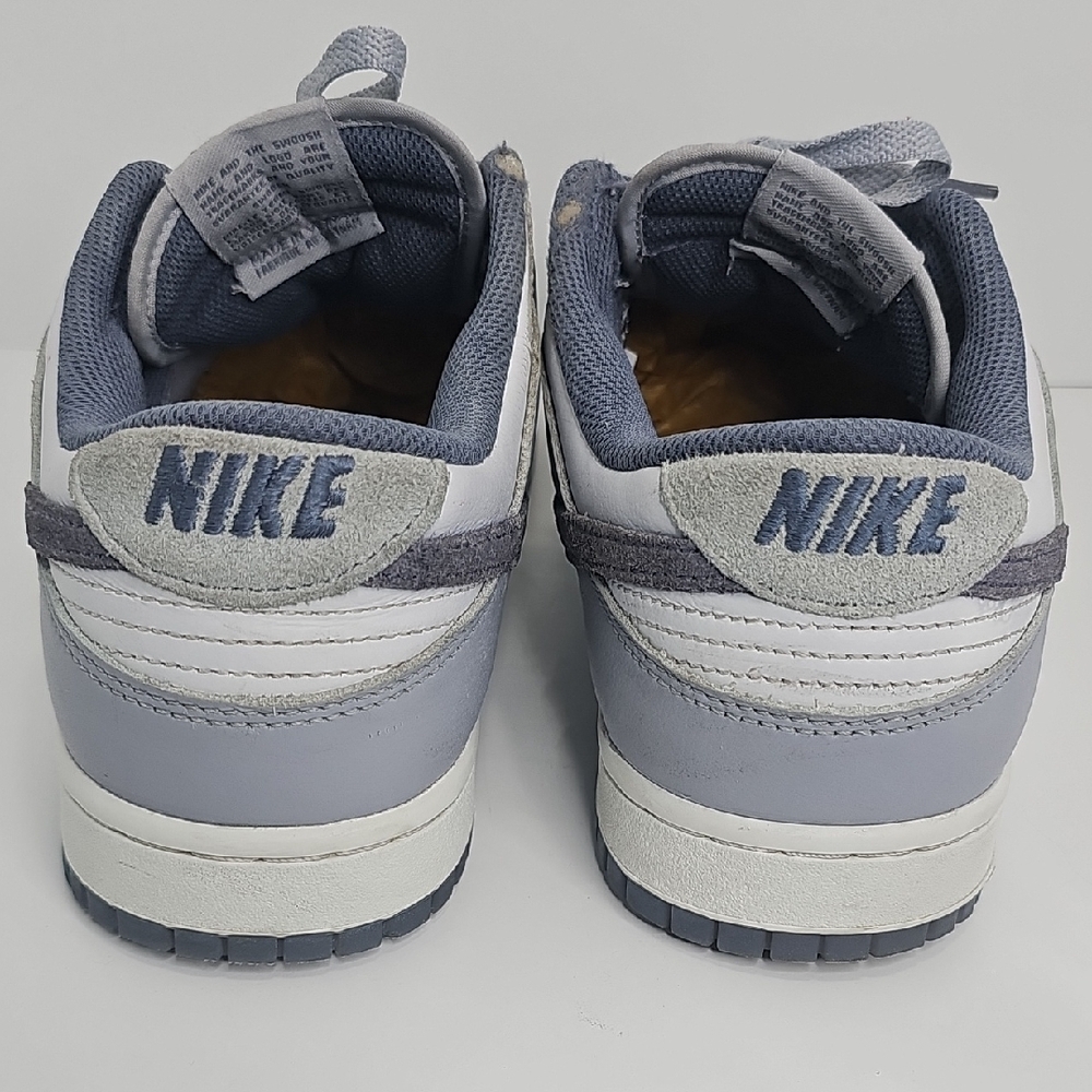 Men's Nike Dunk Low Retro, Size 11 - White / Light Carbon / Platinum Tint - Picture 10 of 14